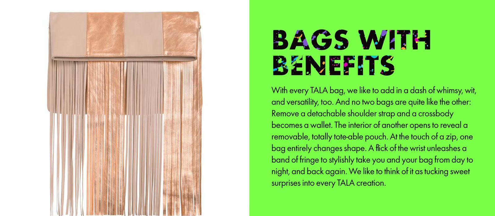 Bags with Benefits